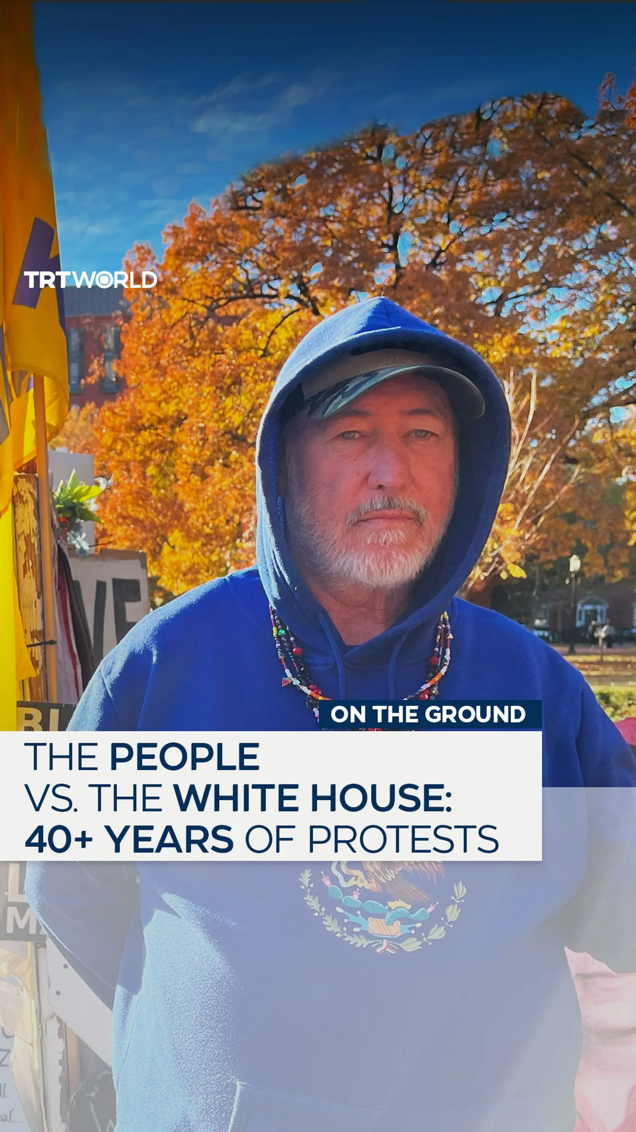 Activists have been protesting for nearly 40+ years outside the White House